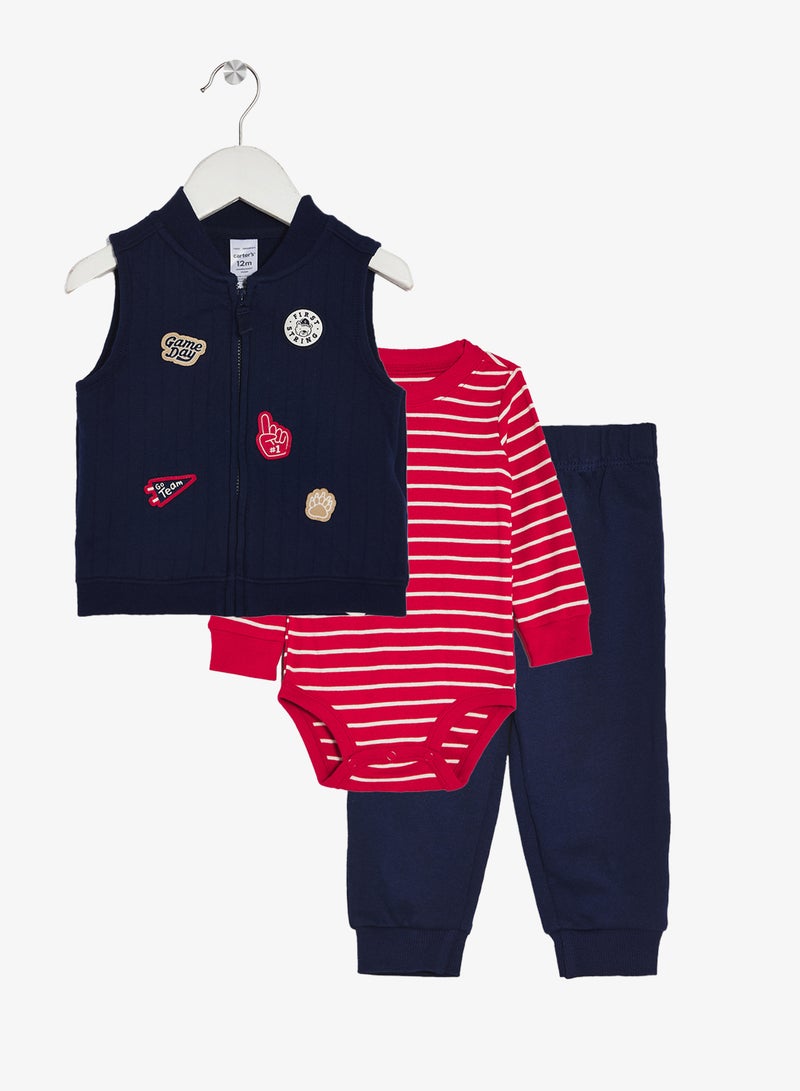 carter's Infant 3PC Vest Set - Image 1