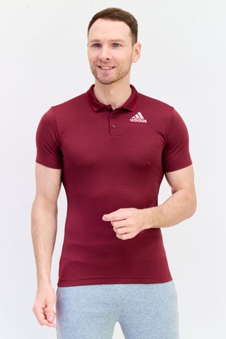 Men Sportswear Fit Short Sleeves Outdoors Polo Shirt, Maroon - pzsku/Z560C9BF6619BF9BC5529Z/45/1750170051/1747e859-4e41-42e2-85e9-3f317dd0abba