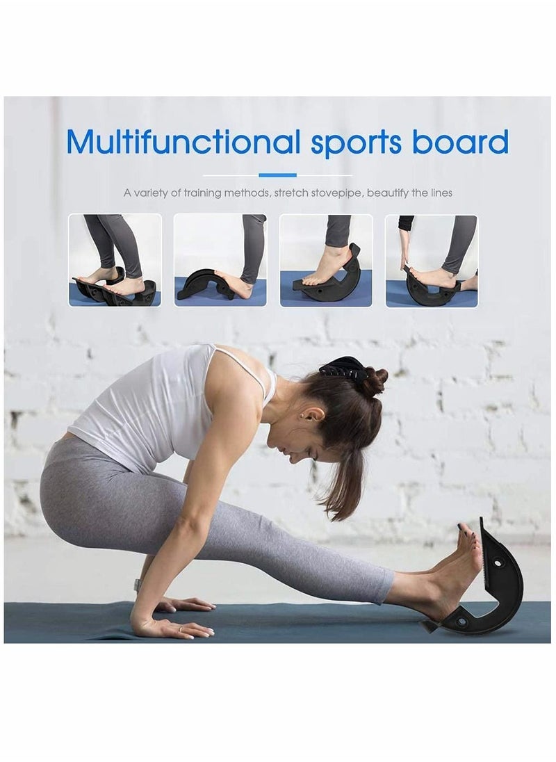 SYOSI Foot Rocker Calf Stretcher for Achilles Tendinitis, Heel, Feet, Shin Splint, Plantar Fasciitis Pain Relief - Stretches Strained Leg Muscle Ankle Wedge Stretch Improves Flexibility  - Image 2