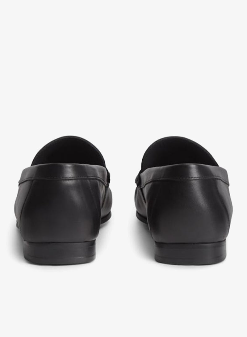 TOMMY HILFIGER Monogram Leather Penny Loafers - Image 4