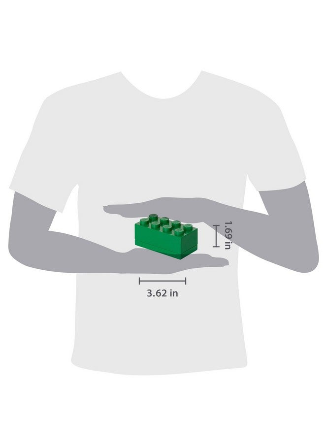 Room Copenhagen 40120634 Lego Mini Box Brick 8 Dark Green - Image 3