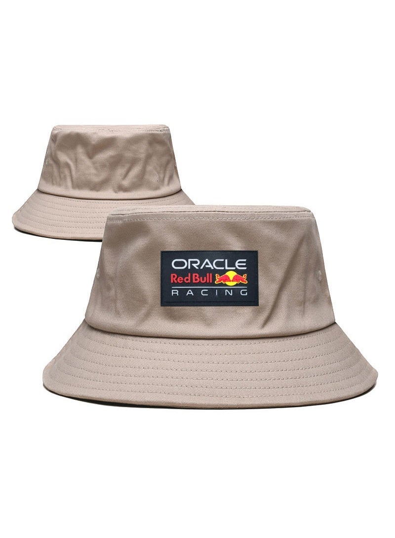 Red Bull Oracle Red Bull Racing Beige Bucket Hat with Official Team Logo
