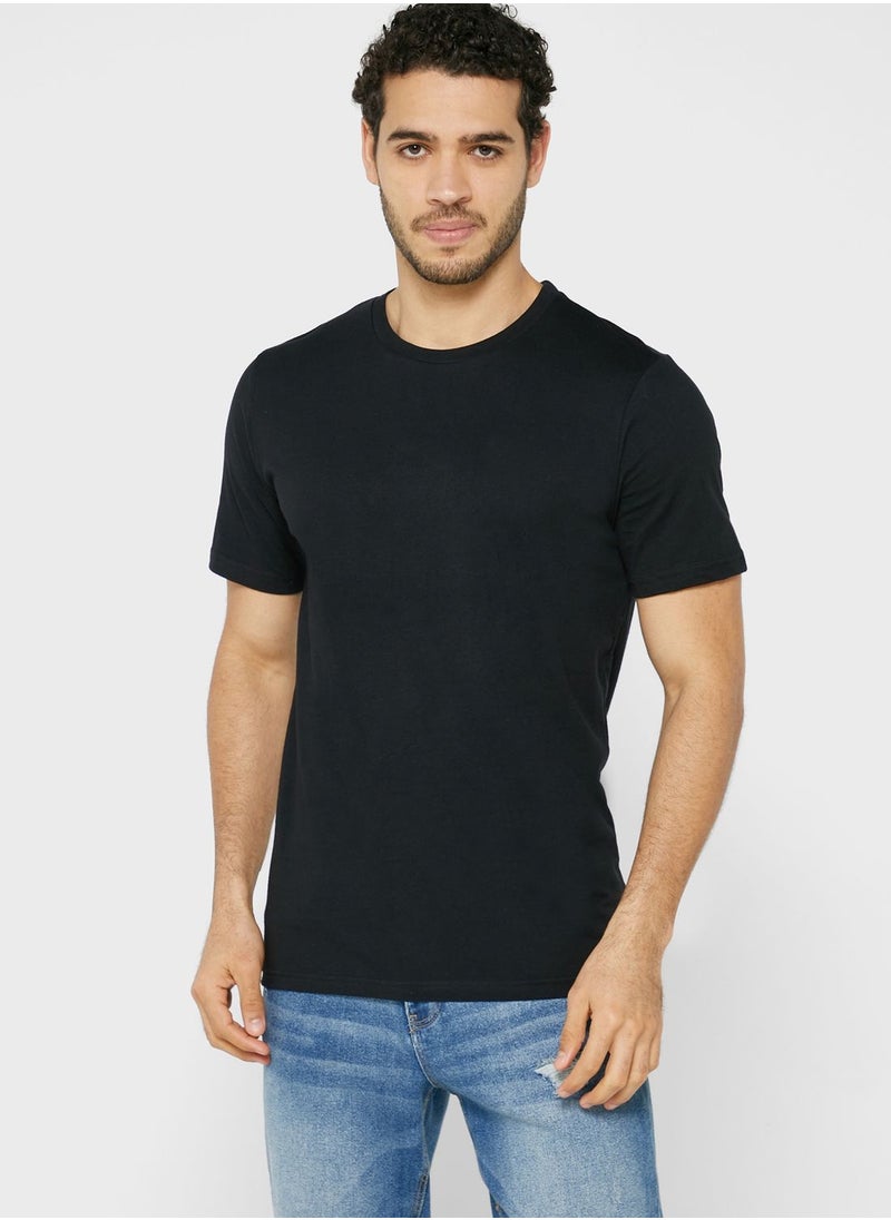 Seventy Five Basics 3 Pack Essential Crew Neck T-Shirts  - Image 3