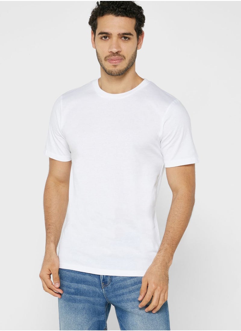 Seventy Five Basics 3 Pack Essential Crew Neck T-Shirts  - Image 4