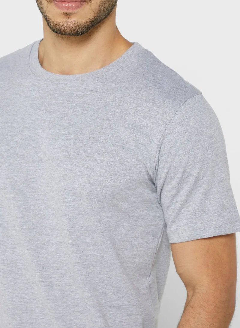 Seventy Five Basics 3 Pack Essential Crew Neck T-Shirts