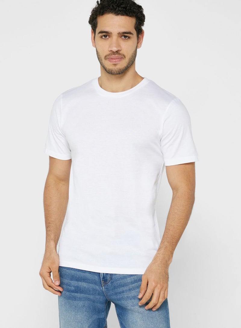 Seventy Five Basics 3 Pack Essential Crew Neck T-Shirts - Image 4