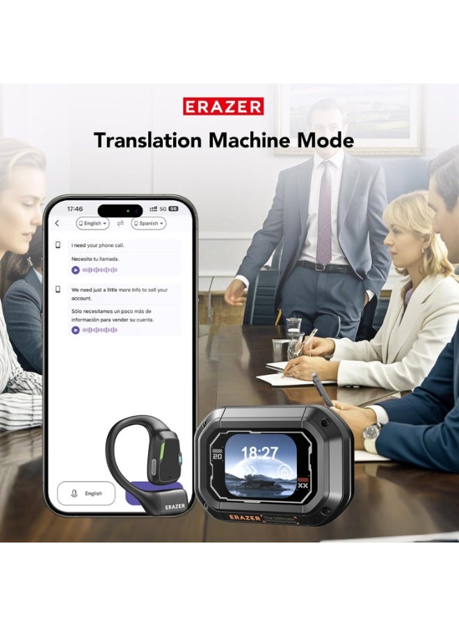 ERAZER XP6 AI Translation Earbuds Open Ear Wireless Translator Supporting 135 Languages - Image 3