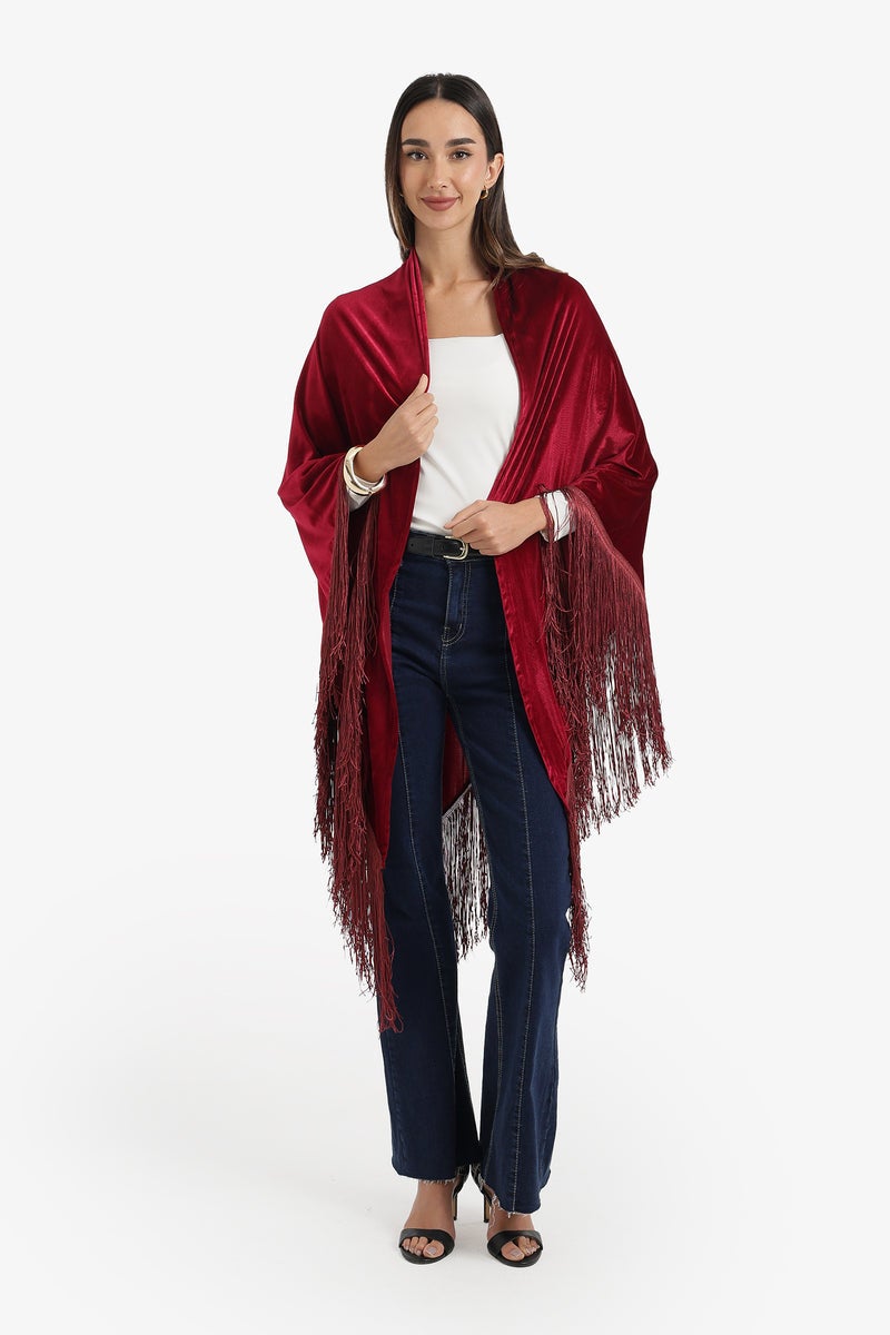 Carina Velvet Wrap Kimono - Image 1