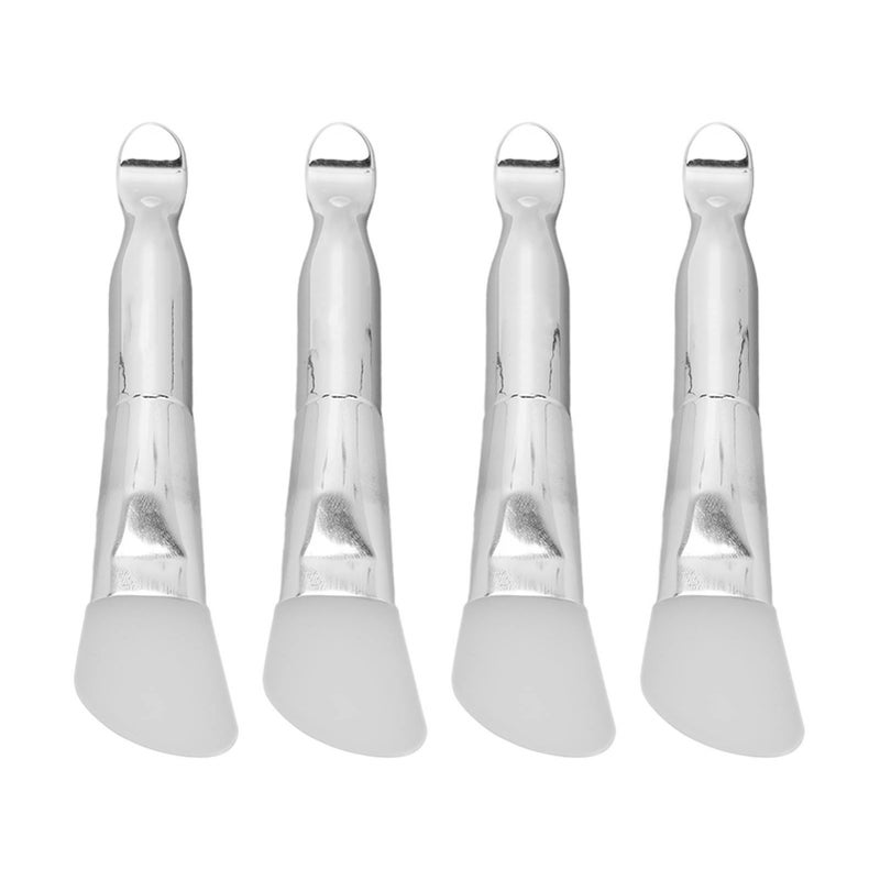 4pcs Face Mask Brushes Set Double Ended Silicone Aluminum Handle Cosmetic Beauty Tool - Image 5
