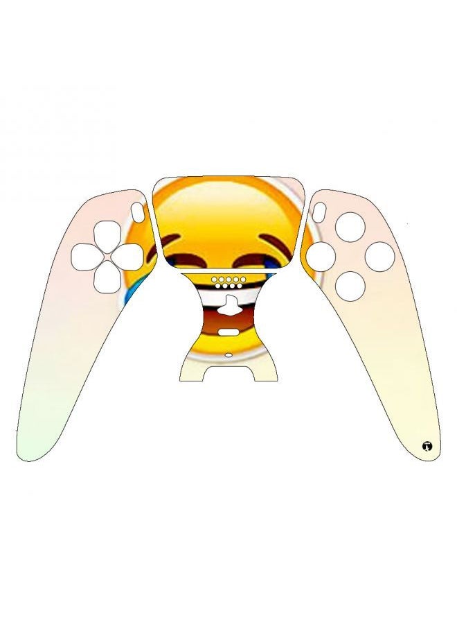 BP - Printed Ps5 Controler Sticker Cute Laughing Sticker - Image 1