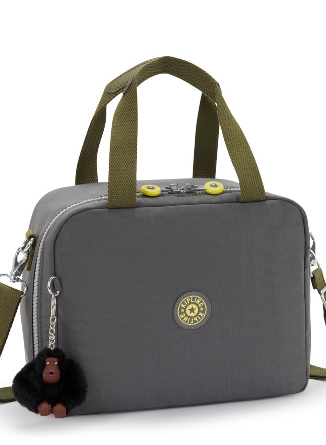 kipling Miyo Back To Grey Large Lunchbag (With Trolley Sleeve) 15381-1Dx - Image 4