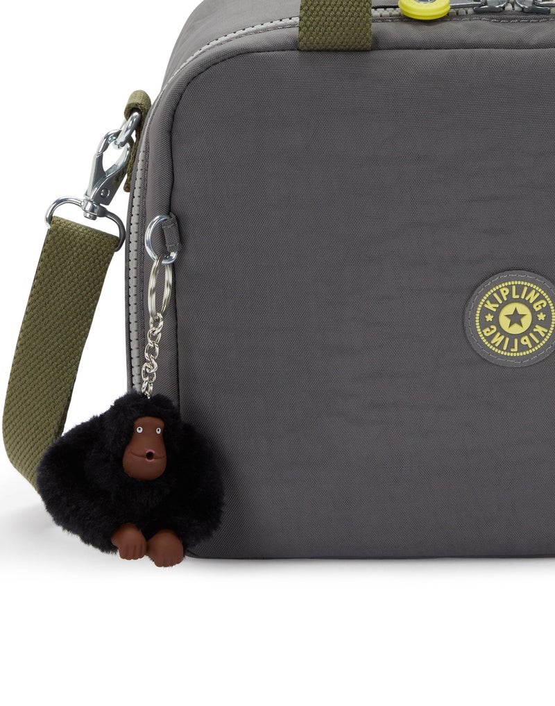 kipling Miyo Large Unisex Lunch Bag (With Trolley Sleeve) - Back To Grey - Image 5