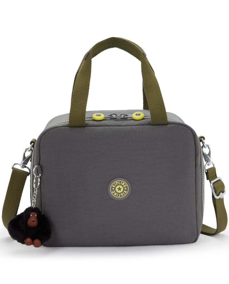 kipling Miyo Large Unisex Lunch Bag (With Trolley Sleeve) - Back To Grey - Image 1