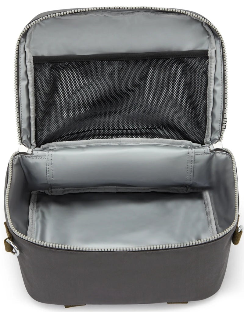 kipling Miyo Large Unisex Lunch Bag (With Trolley Sleeve) - Back To Grey - Image 3