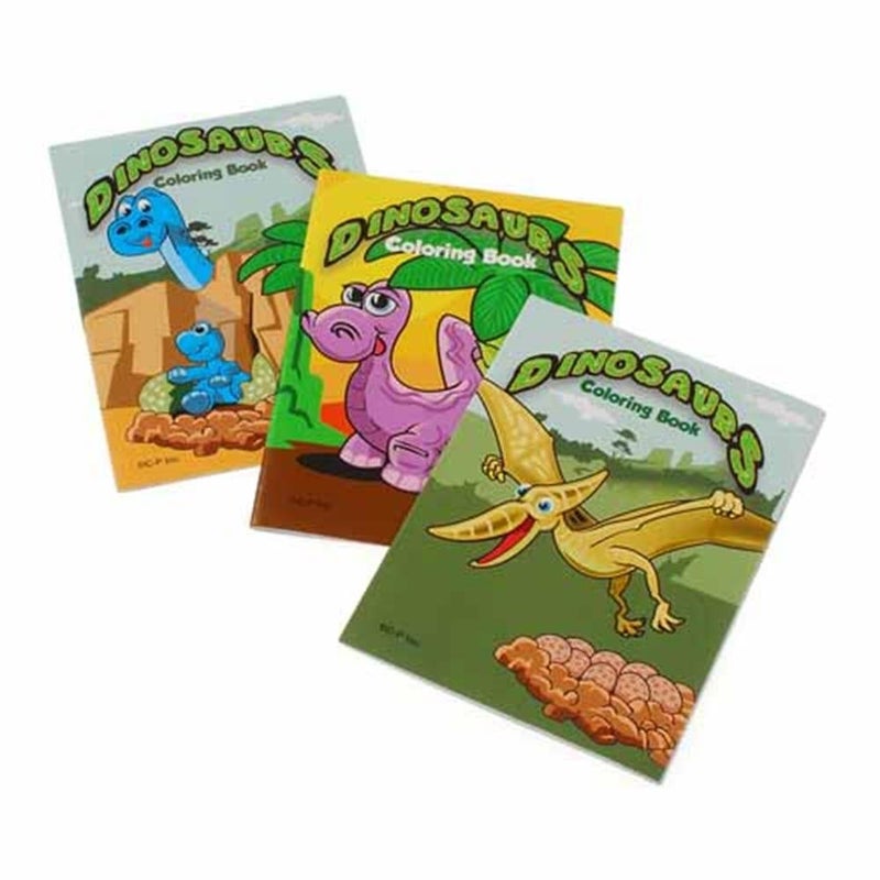 U.S. Toy US Toy 12 Mini Dinosaur Coloring Books - Image 5