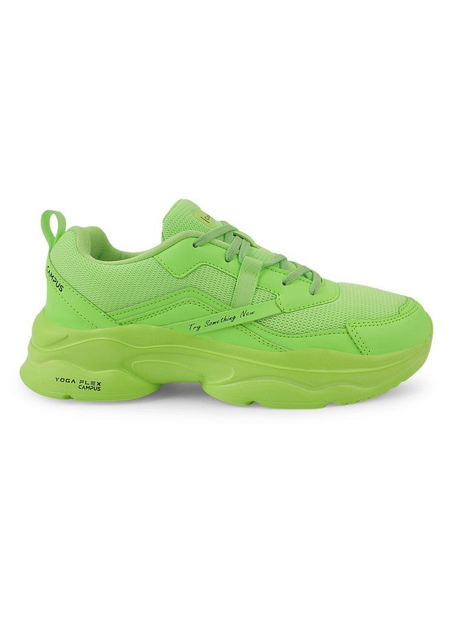 Campus Women's Raise NEON GRN Sneakers - 6UK/India 22L-129 - Image 2