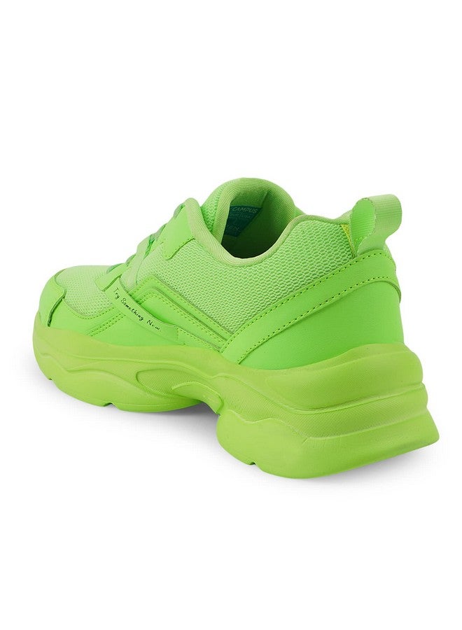 Campus Women's Raise NEON GRN Sneakers - 6UK/India 22L-129 - Image 5