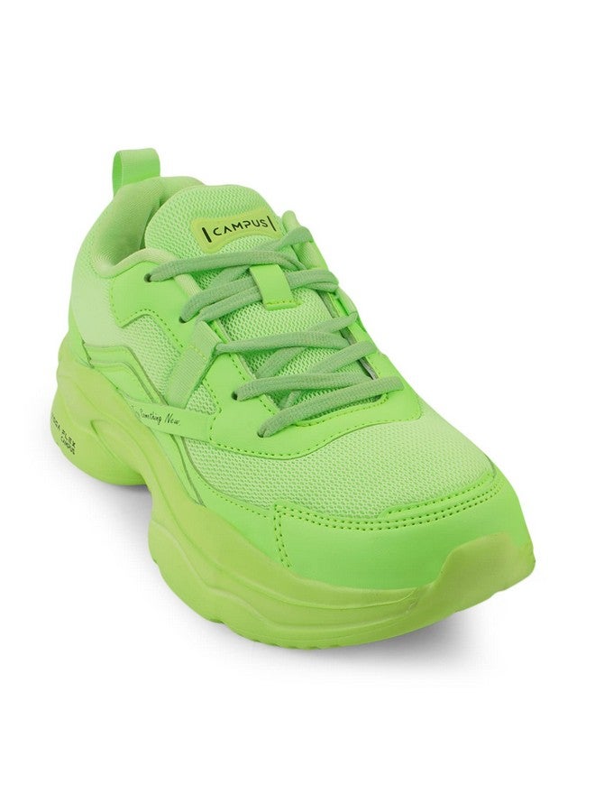 Campus Women's Raise NEON GRN Sneakers - 6UK/India 22L-129 - Image 1
