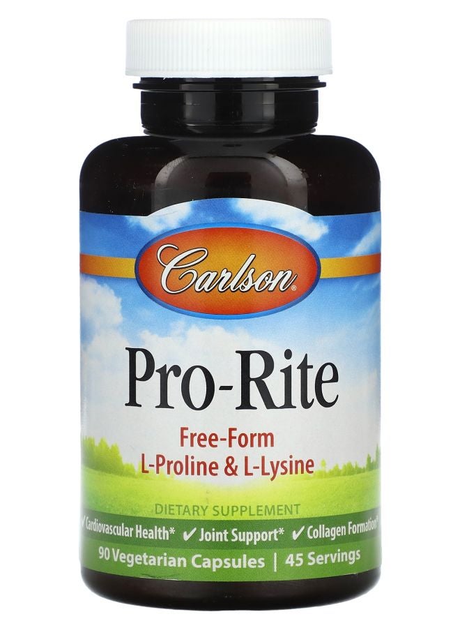 Carlson ProRite 90 Vegetarian Capsules
