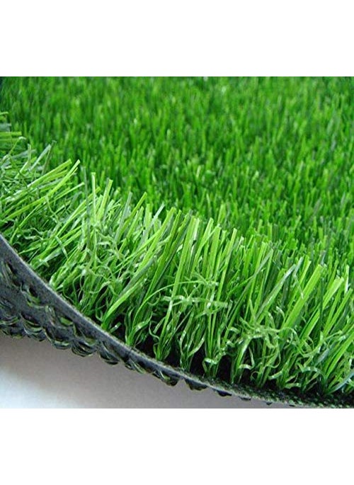 CARPET PLANET - CARPET PLANET Polypropylene Artificial Grass High Density Green 3Tone Use As Balcony Garden Carpet Door Mat 1 Piece Rectangular - Image 1