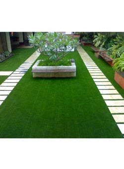 CARPET PLANET - CARPET PLANET Polypropylene Artificial Grass High Density Green 3Tone Use As Balcony Garden Carpet Door Mat 1 Piece Rectangular - Image 1