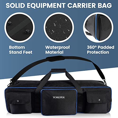YOREPEK Tripod Carrying Case Bag 40.5", Resistant Light Stand Bag with 2 Protective Pads, Photo Studio Equipment Case fit Tripods Manfrotto, Monopods, Speaker Stands, Umbrellas, Accessories, Travel - Image 5