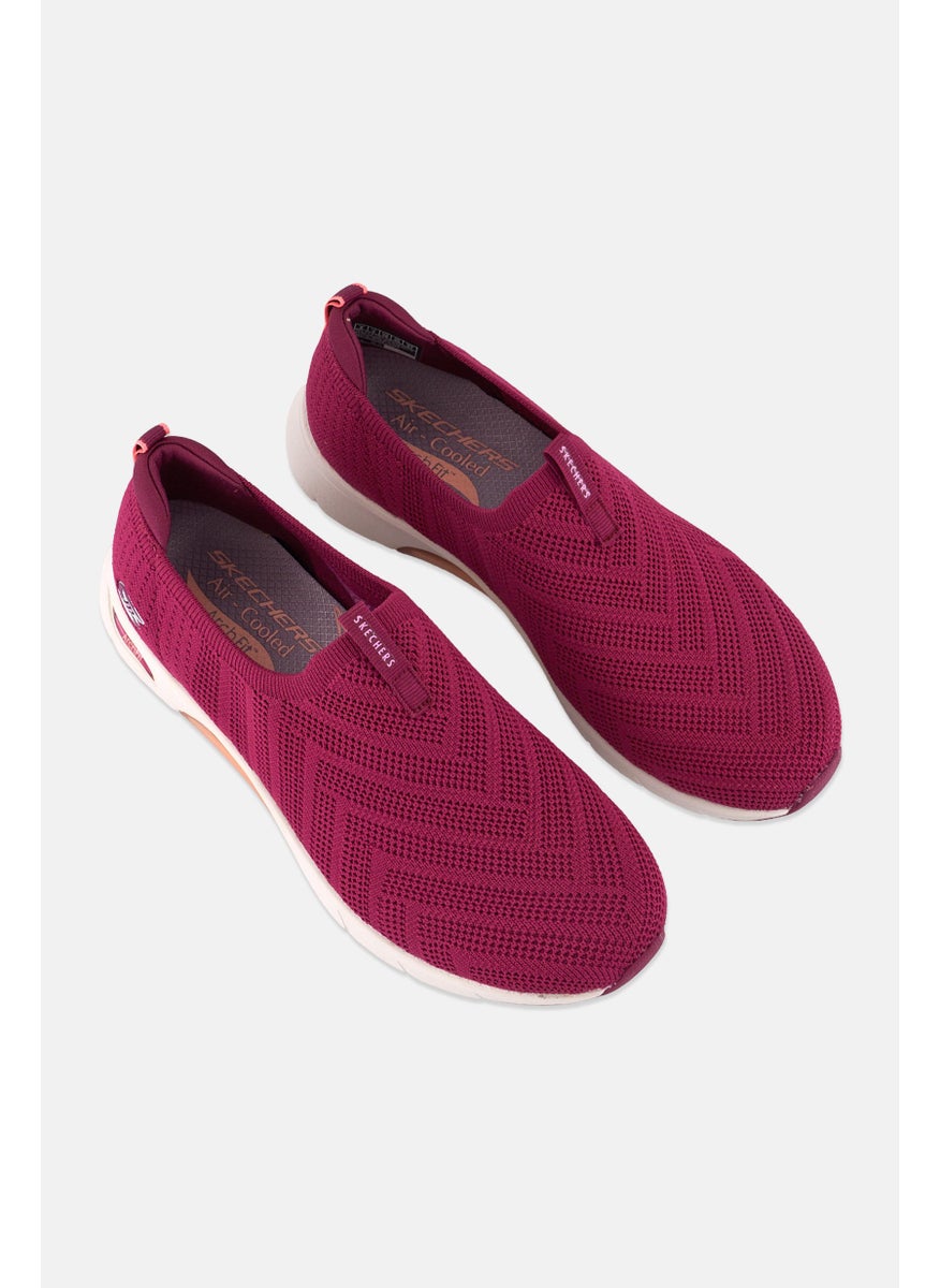 SKECHERS - Women Air Arch Fit Top Pick Slip On Training Shoes, Wine - Image 1