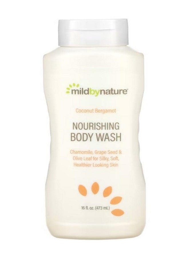 mild by Nature Nourishing Body Wash Coconut Bergamot 16 fl oz 473 ml  - Image 1