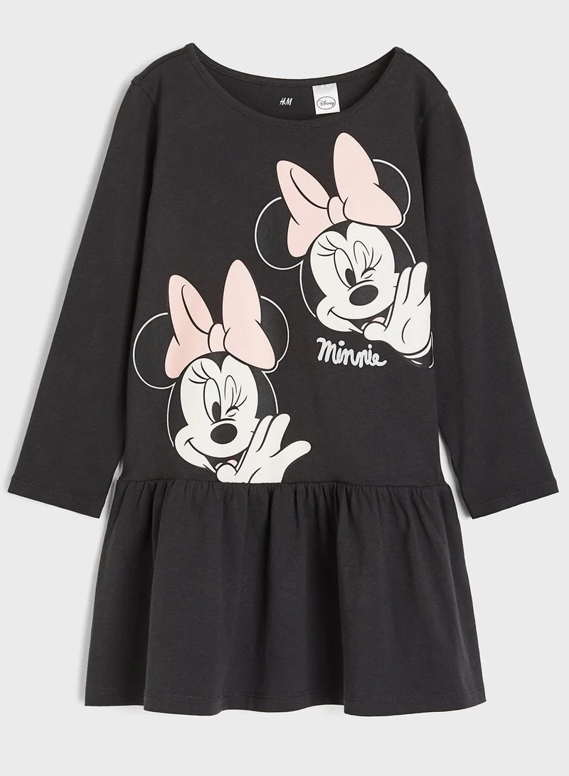 H&M Kids Mickey Mouse Printed Dress