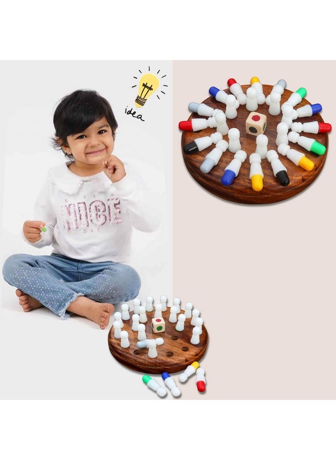 HomeCute HOMECUTE Wooden Memory Match Stick Chess Game Set, Colourful Memory Chess, Funny Block Board Game, Children Learning and Educational Parent-Child Interaction Toy Brain Training Games for Kids.  - Image 4
