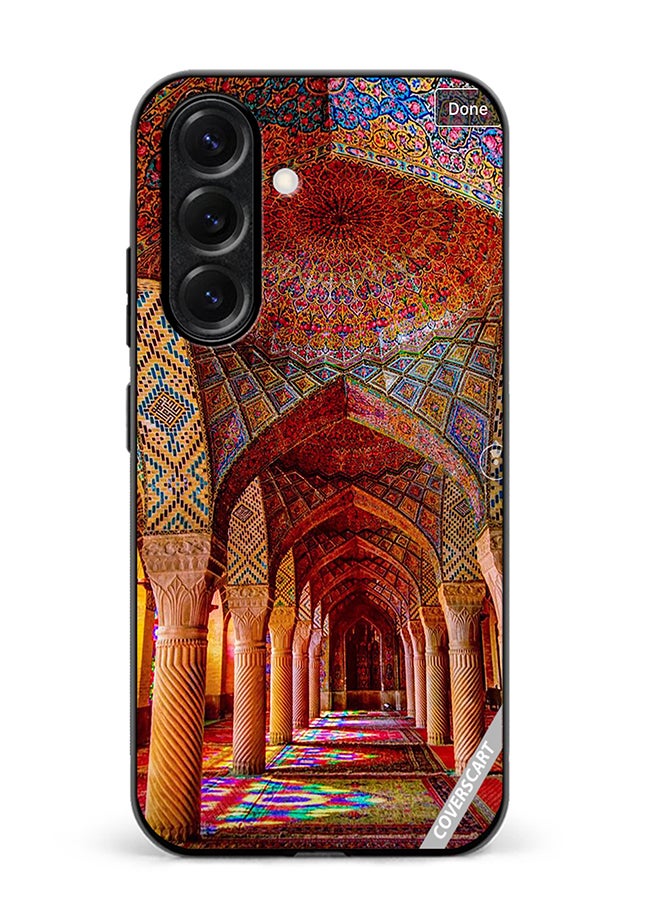 VR CREATIVE Protective Case Cover For Samsung Galaxy S25 The Pink Mosque Design Multicolour