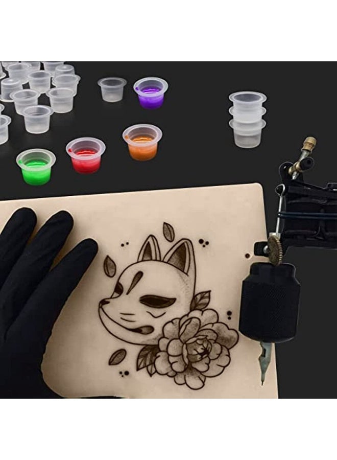 Tattoo Ink Caps - 200Pcs Disable Tattoo Ink Goblets 8mm Cup Tattoo Tattoo for Tattoo Ink Supplies Tattoo Kit Tattoo Ink - Image 5