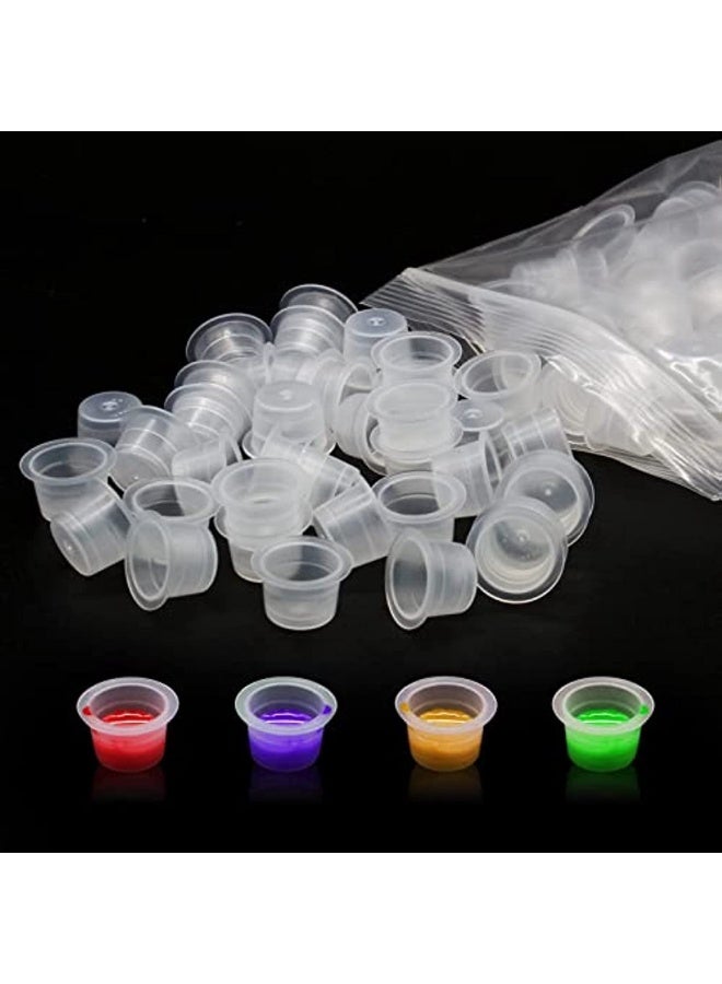 Tattoo Ink Caps - 200Pcs Disable Tattoo Ink Goblets 8mm Cup Tattoo Tattoo for Tattoo Ink Supplies Tattoo Kit Tattoo Ink - Image 4