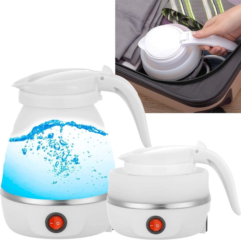DONDA Travel Folding Electric Kettle, Fast Boiling, Portable Electric Kettle | 600ml Boil Protection, 100-240V Food Grade Silicone Kettle (Multicolor) - Image 1