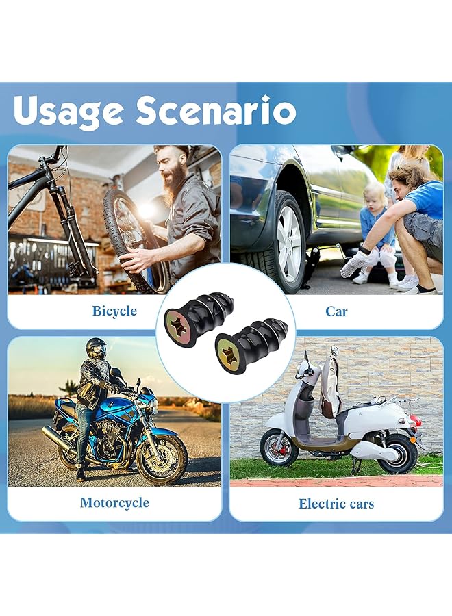 KASTWAVE Tire Repair Rubber Nail With Screwdriver Car Tire Repair Rubber Screws Auto Motorcycle Vacuum Tire Nails Self Service Nails Fast Tools For Car Motorcycles Trucks Vehicles(62Pcs) - Image 3