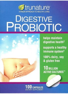 TruNature Digestive Probiotic 10 Billion Active Cultures 100 Capsules (Pack Of 2)  - Image 2