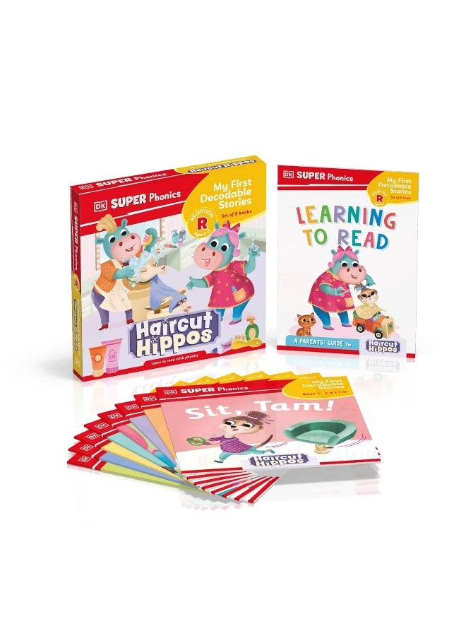 DK Super Phonics My First Decodable Stories Haircut Hippos - Image 1