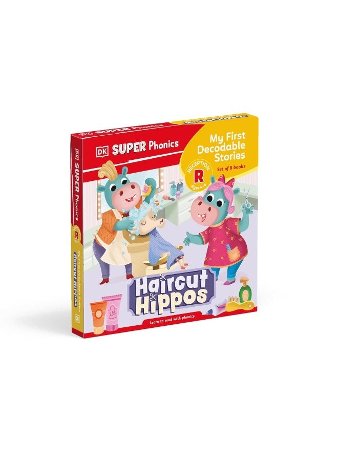 DK Super Phonics My First Decodable Stories Haircut Hippos - Image 2