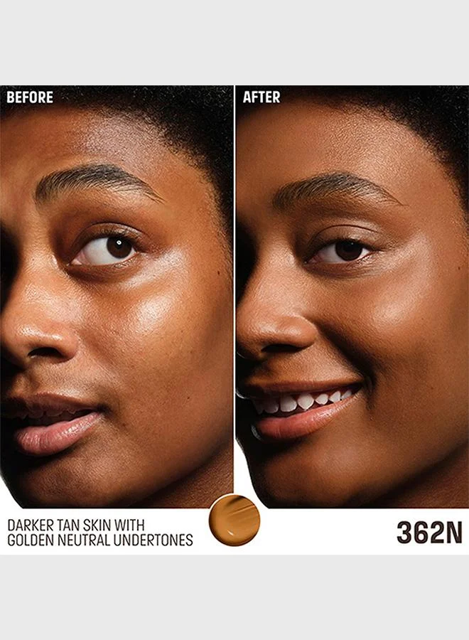 Make Up For Ever 362N (Oak) Hd Skin-Balancing & Perfecting Foundation​ - 362N (Oak) for Women | Best Price UAE