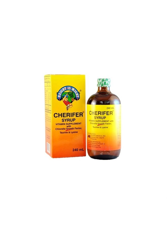 Cherifer CHERIFER Syrup with Chlorella Growth Factor, Taurin & Lysine 