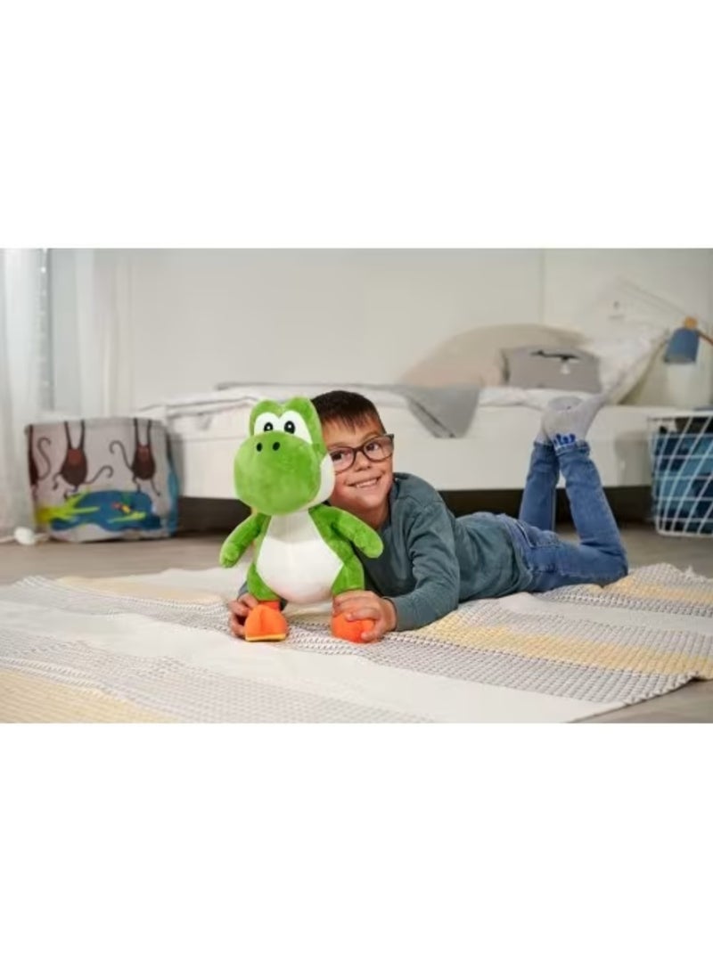 سيمبا Super Mario Yoshi Plush Toy, 30cm Soft Cuddly Stuffed Character for Kids - Image 3