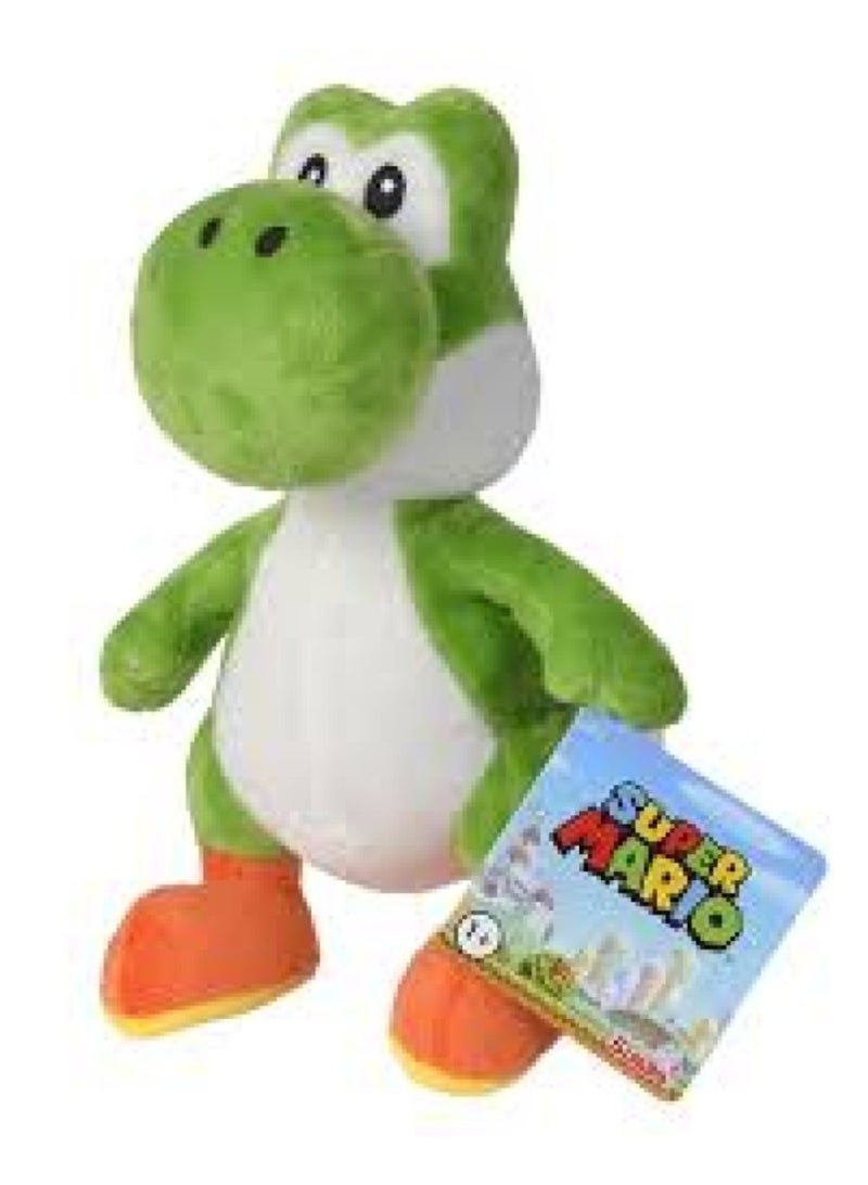 سيمبا Super Mario Yoshi Plush Toy, 30cm Soft Cuddly Stuffed Character for Kids - Image 4