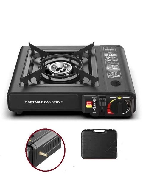 Portable Camping Gas Stove Can Be Used with Butane Gas Bottles and Gas Canisters and Comes with a Outdoor Carrying Case for Easy Travel and Portability