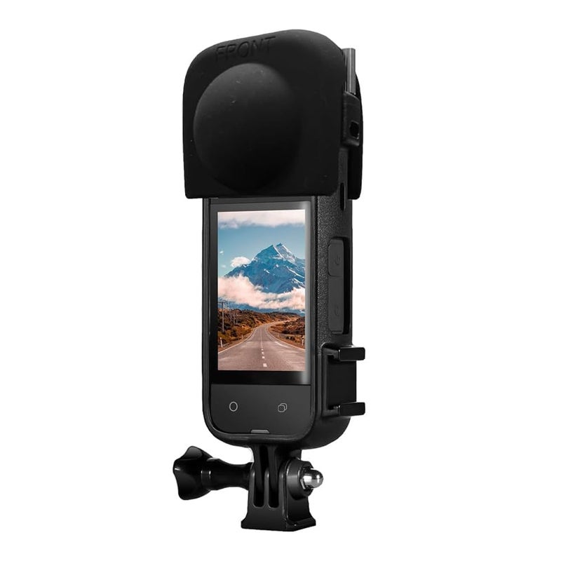 Action Pro Silicone Frame Lens Cap Compatible with Insta-360 X4 Frame Lens Cap, housing Mount Accessories - Image 1