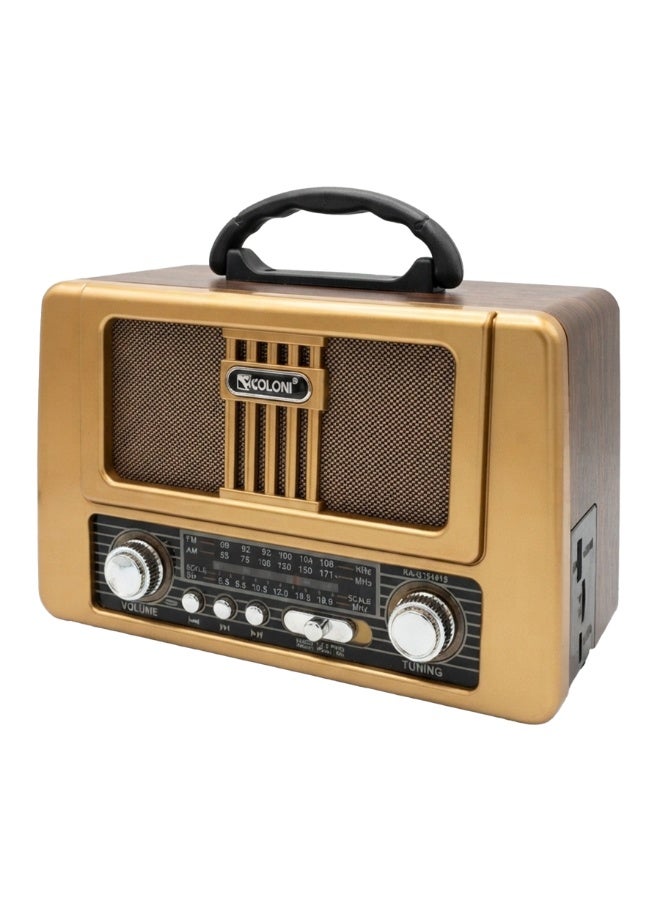 جولون راديو محمول RX-8181BT يدعم موجات FM/AM/SW وتقنية Bluetooth 5.3 – مشغل MP3 عبر USB وبطاقة TF، خاصية الاقتران الستيريو TWS، استقبال بثلاثة نطاقات موجية، بطارية 18650 قابلة لإعادة الشحن عبر منفذ Type-C، ومكبر صوت مدمج للاستخدام المنزلي والخارجي وأثناء السفر – متعدد الألوان. - Image 1