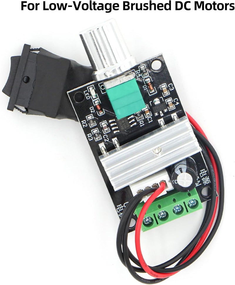 RioRand 6V 12V 24V 28V 3A 80W DC Motor Speed Controller PWM Speed Adjustable Reversible Switch 1203BB DC Motor Driver Reversing - Image 5