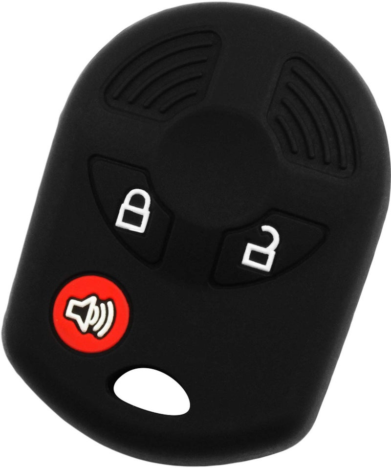 KeylessOption KeyGuardz Keyless Remote Car Key Fob Outer Shell Cover Soft Rubber Case for Ford F-150 Ranger Edge Escape Lincoln - Image 4