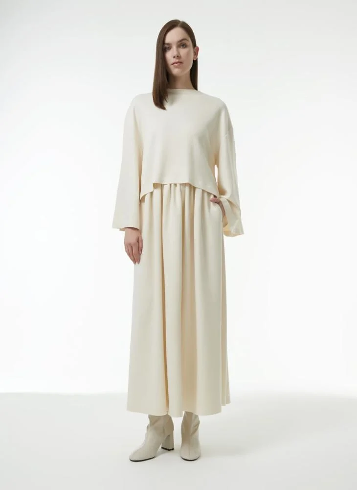 Leem Elasticated Jersey Skirt