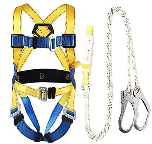 Ymachray Fall Protection Safety Harness OSHA/ANSI Compliant,internal Shock Absorbing landyard&Hook - Image 4