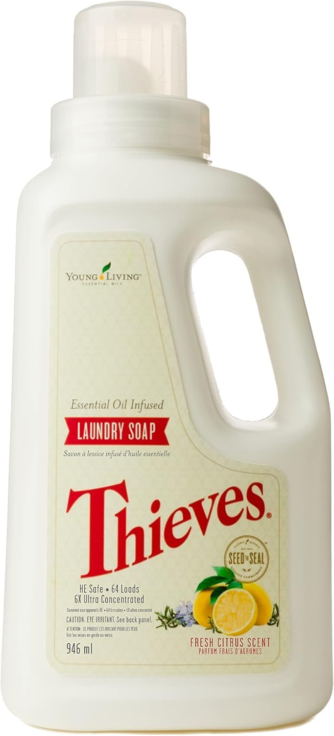Young Living Thieves Ultra Concentrated Laundry Soap Potent and Plant Based 32 fl oz